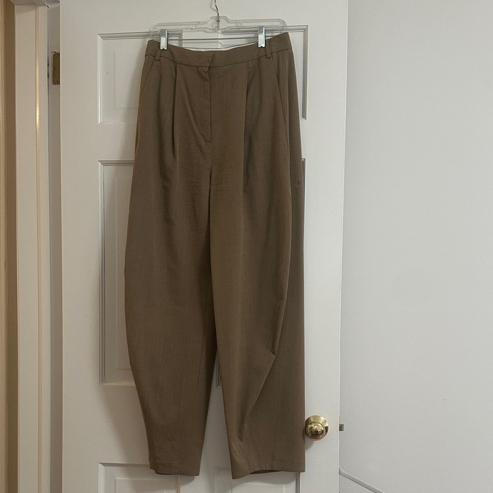 Tibi Wool Balloon Pant with Pleat, Size 6.